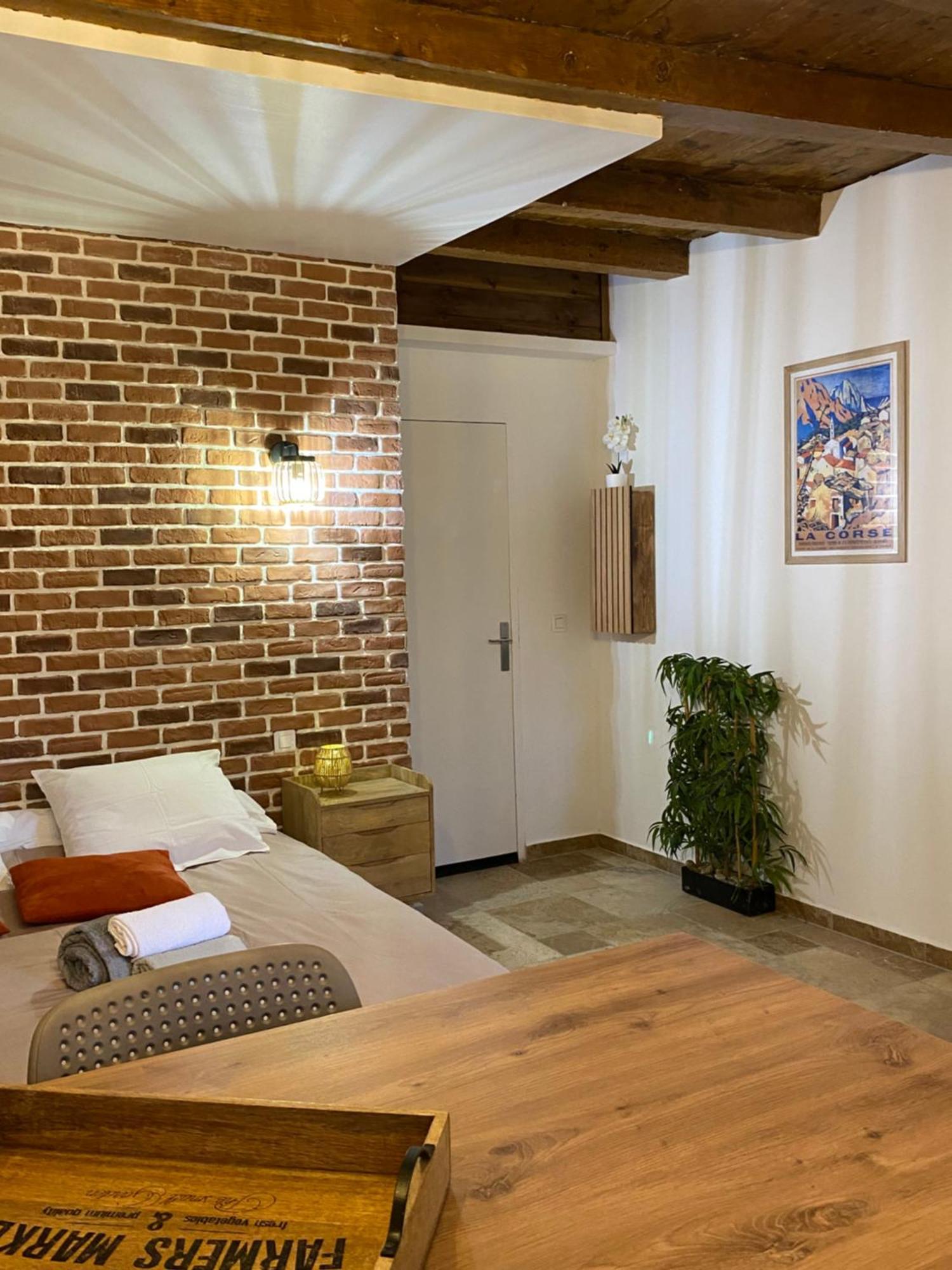 Tres Beau Studio Avec Terrasse ซองซา ภายนอก รูปภาพ